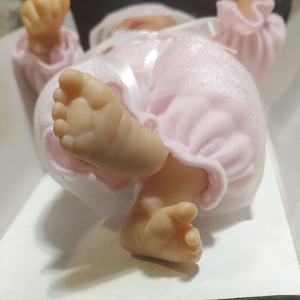 Tiny Ashlyn Baby Doll in Pink Outfit - Picture 7 of 9